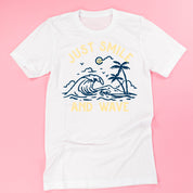 Smile And Wave - Unisex Tee Little Mama Shirt Shop