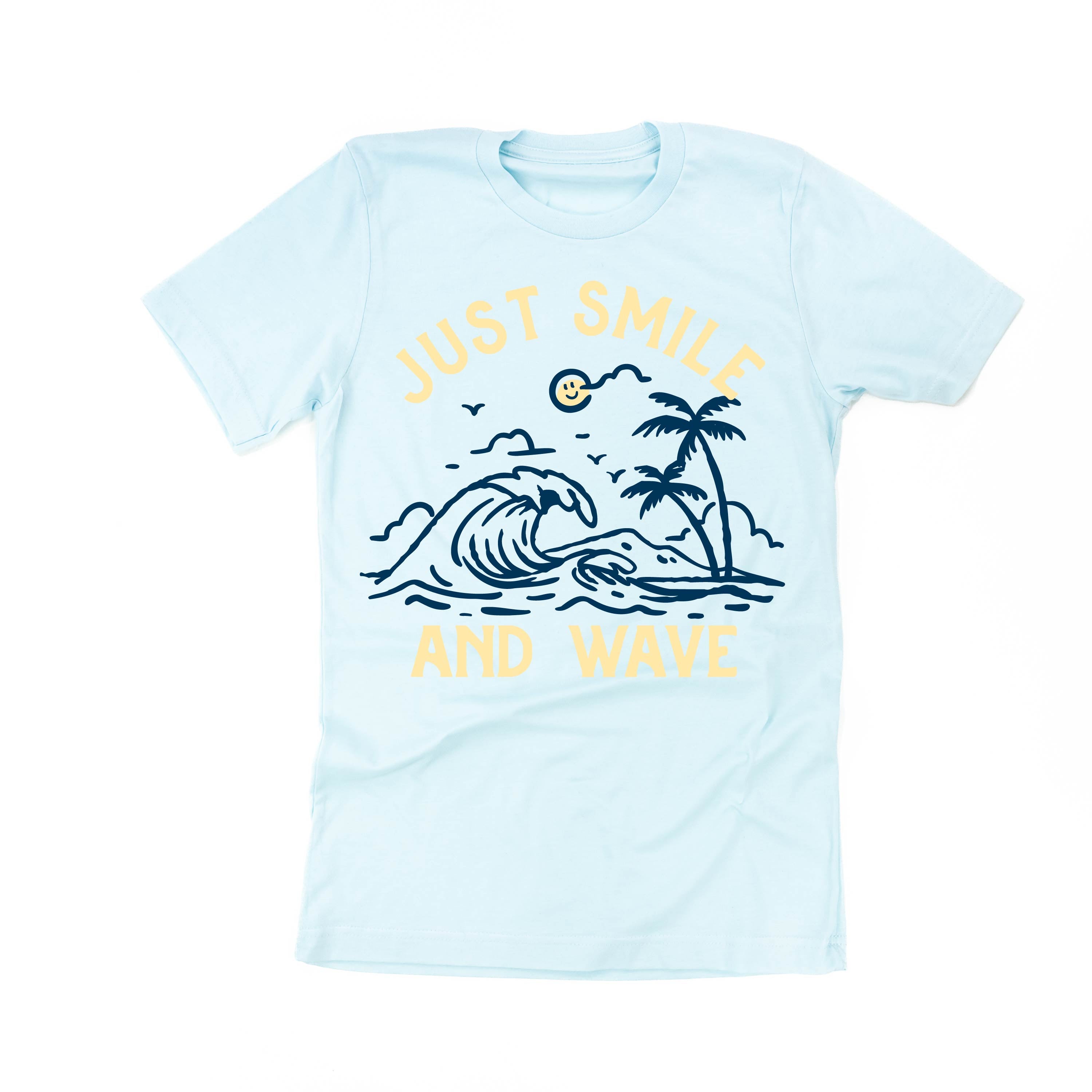Smile And Wave - Unisex Tee Little Mama Shirt Shop