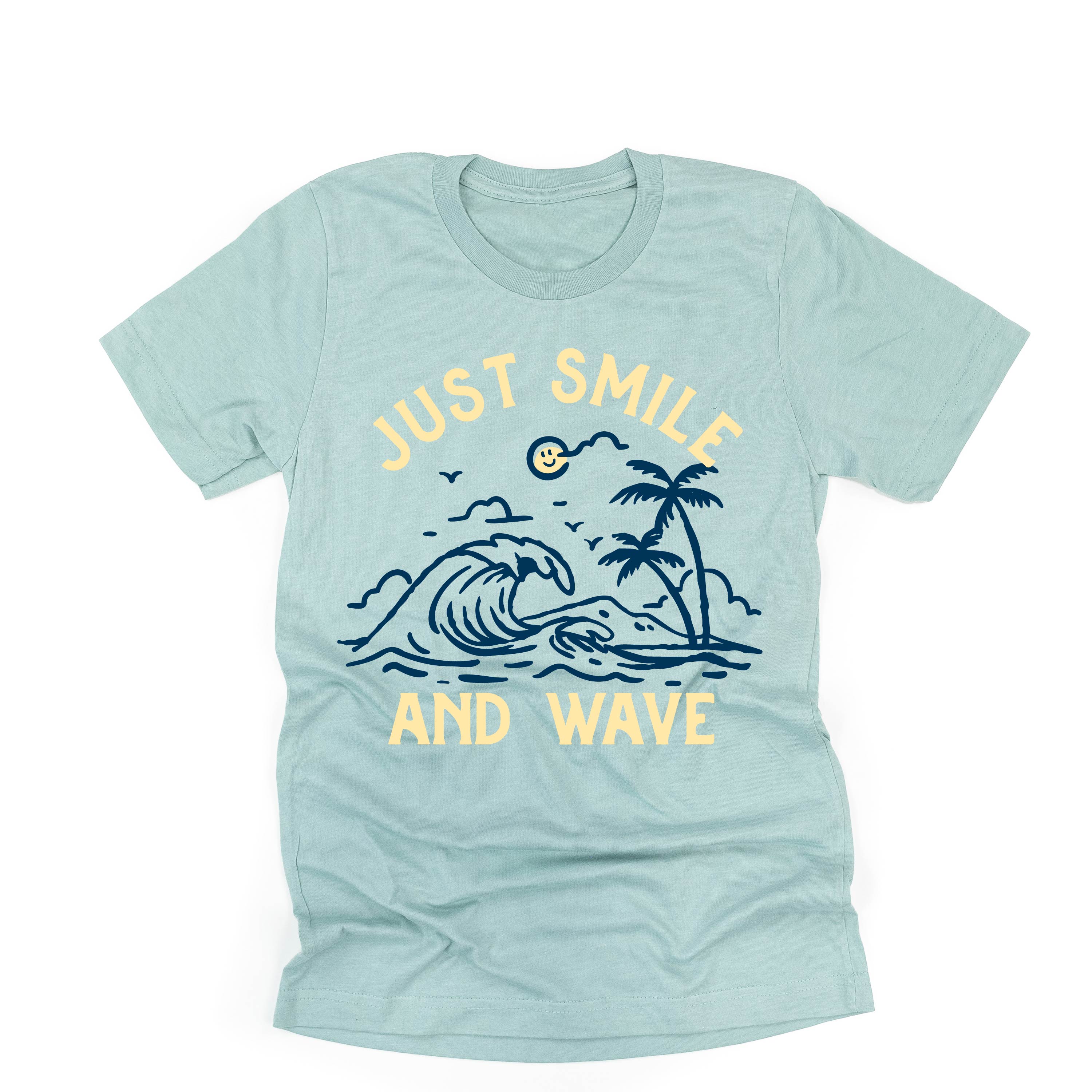 Smile And Wave - Unisex Tee Little Mama Shirt Shop