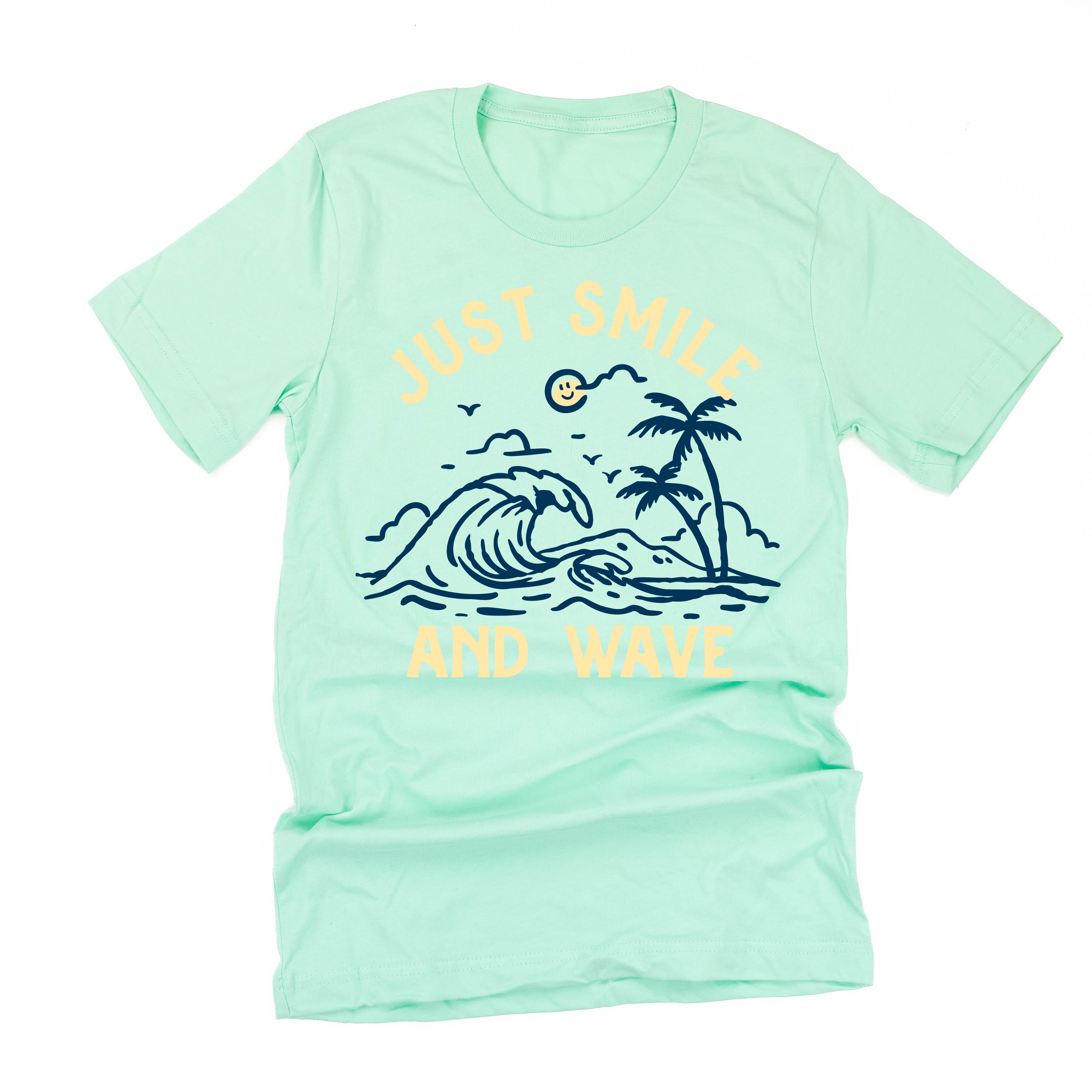 Smile And Wave - Unisex Tee Little Mama Shirt Shop