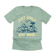 Smile And Wave - Unisex Tee Little Mama Shirt Shop