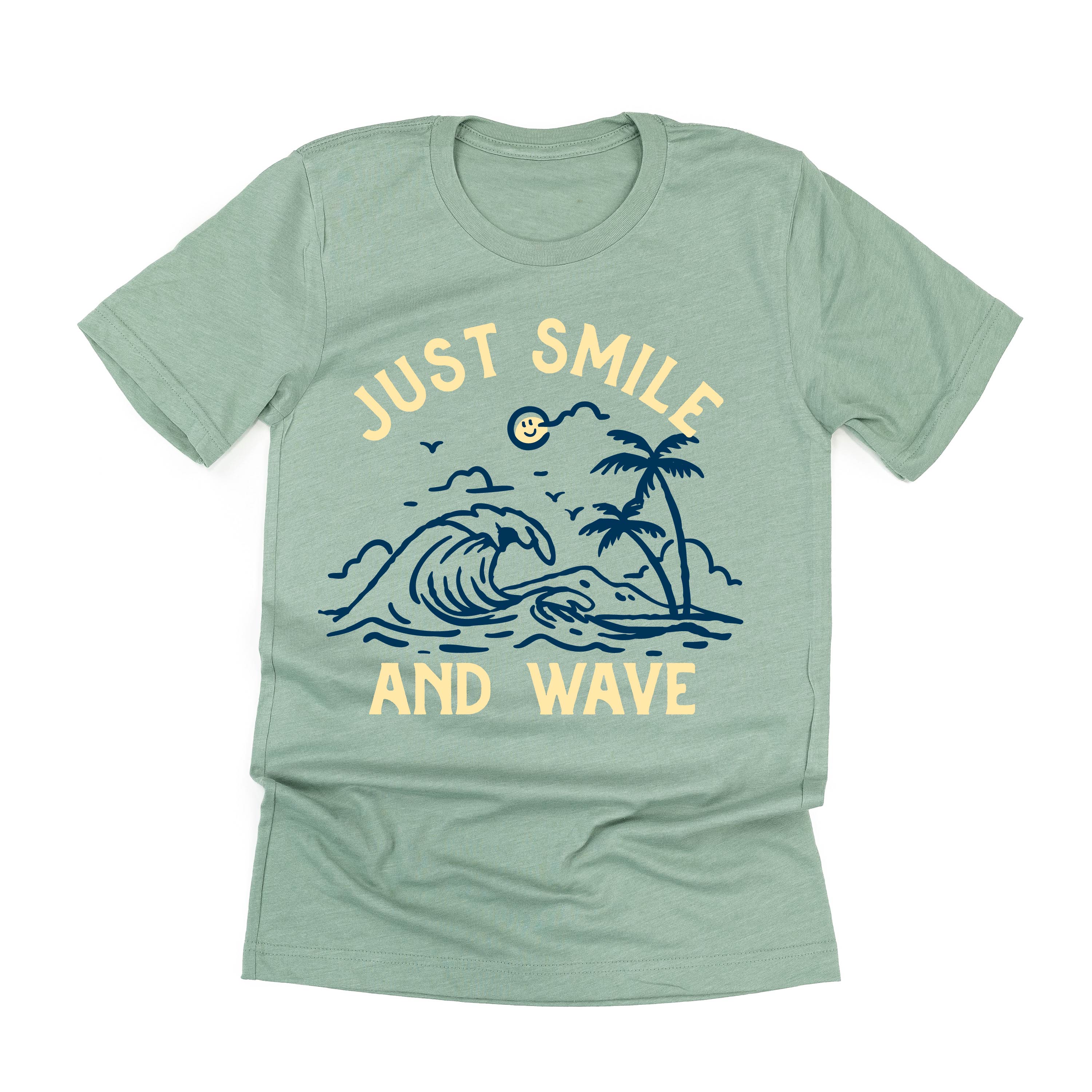 Smile And Wave - Unisex Tee Little Mama Shirt Shop