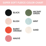 Embroidered SUPER-SOFT Fleece - Enter Your Custom Name - Outline Name Little Mama Shirt Shop