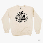 Sorta Sweet Sorta Spooky - Basic Fleece Crewneck Little Mama Shirt Shop LLC