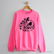Sorta Sweet Sorta Spooky - Basic Fleece Crewneck Little Mama Shirt Shop LLC