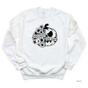 Sorta Sweet Sorta Spooky - Basic Fleece Crewneck Little Mama Shirt Shop LLC