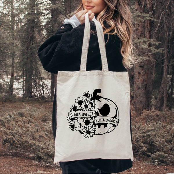 Trick or Treat Tote - Sorta Sweet Sorta Spooky