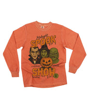 Midnight Spook Show - Long Sleeve Comfort Colors Tee Little Mama Shirt Shop