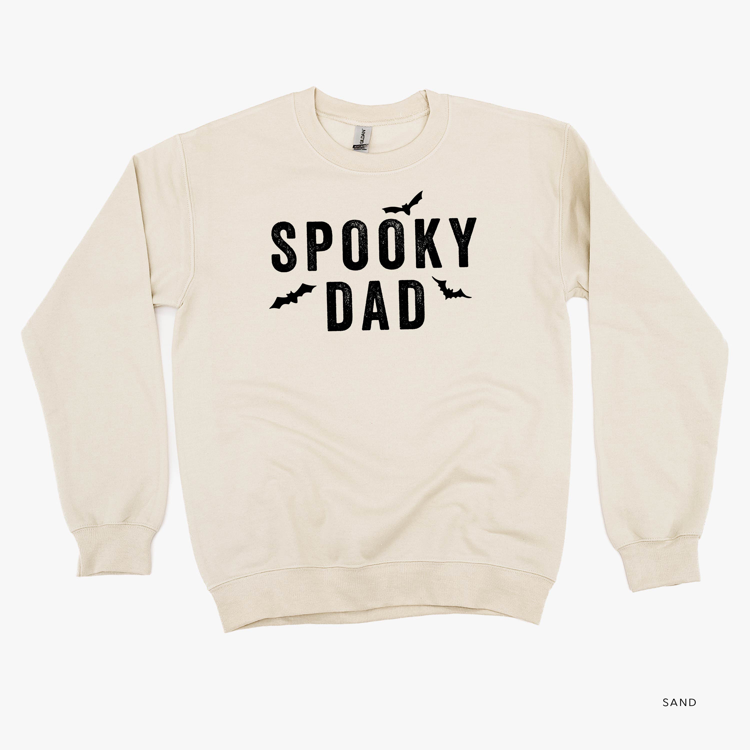 Spooky Dad - Basic Fleece Crewneck Little Mama Shirt Shop LLC