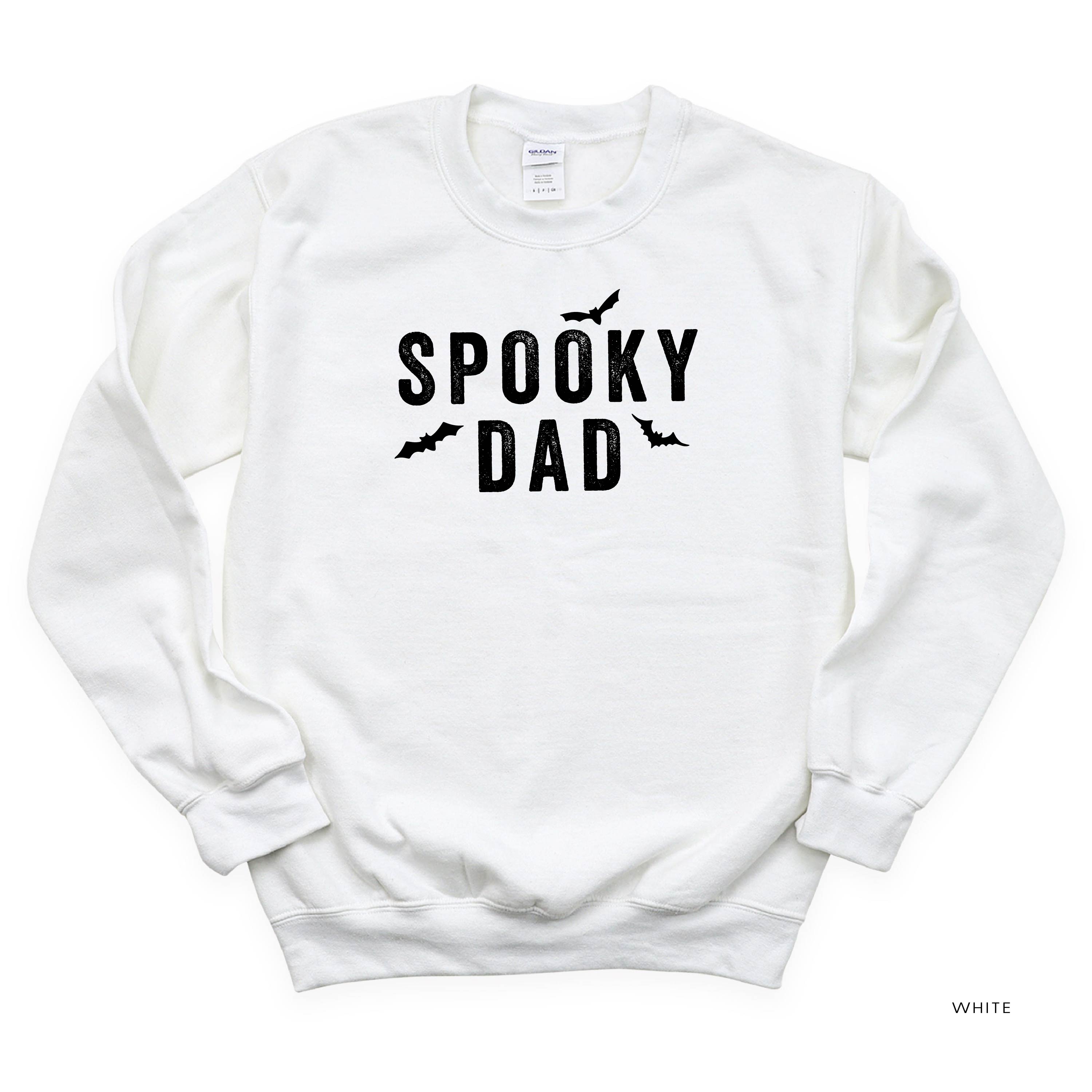 Spooky Dad - Basic Fleece Crewneck Little Mama Shirt Shop LLC