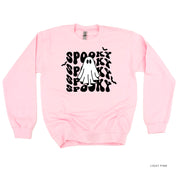 Spooky Ghost - Basic Fleece Crewneck Little Mama Shirt Shop LLC