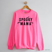 Spooky Mama - Basic Fleece Crewneck Little Mama Shirt Shop LLC