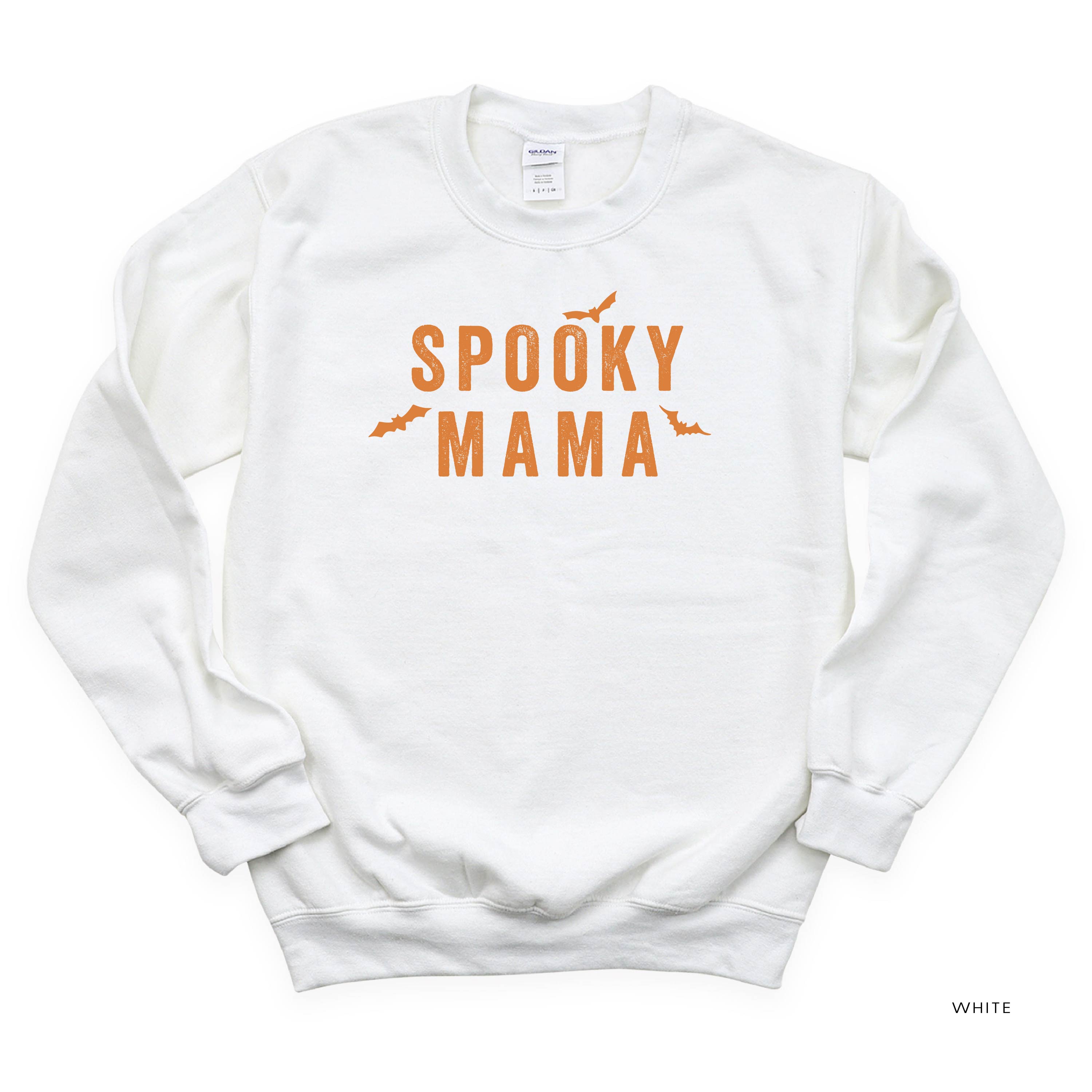 Spooky Mama - Basic Fleece Crewneck Little Mama Shirt Shop LLC