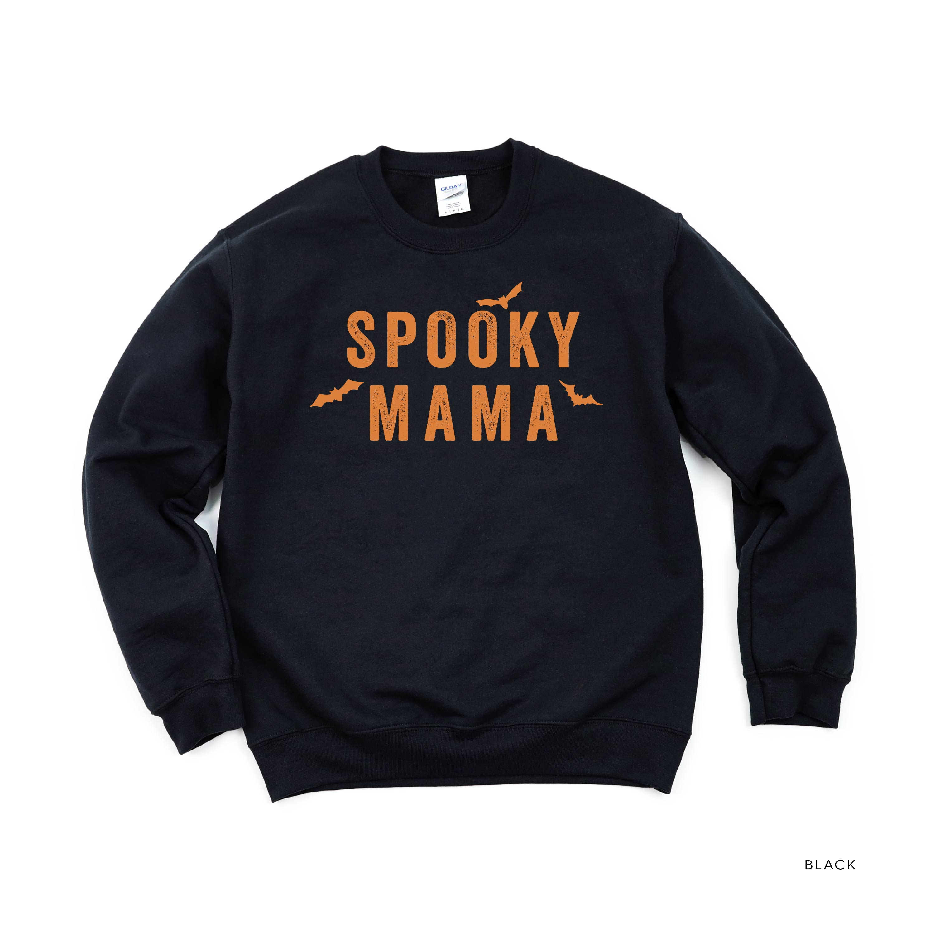 Spooky Mama - Basic Fleece Crewneck Little Mama Shirt Shop LLC