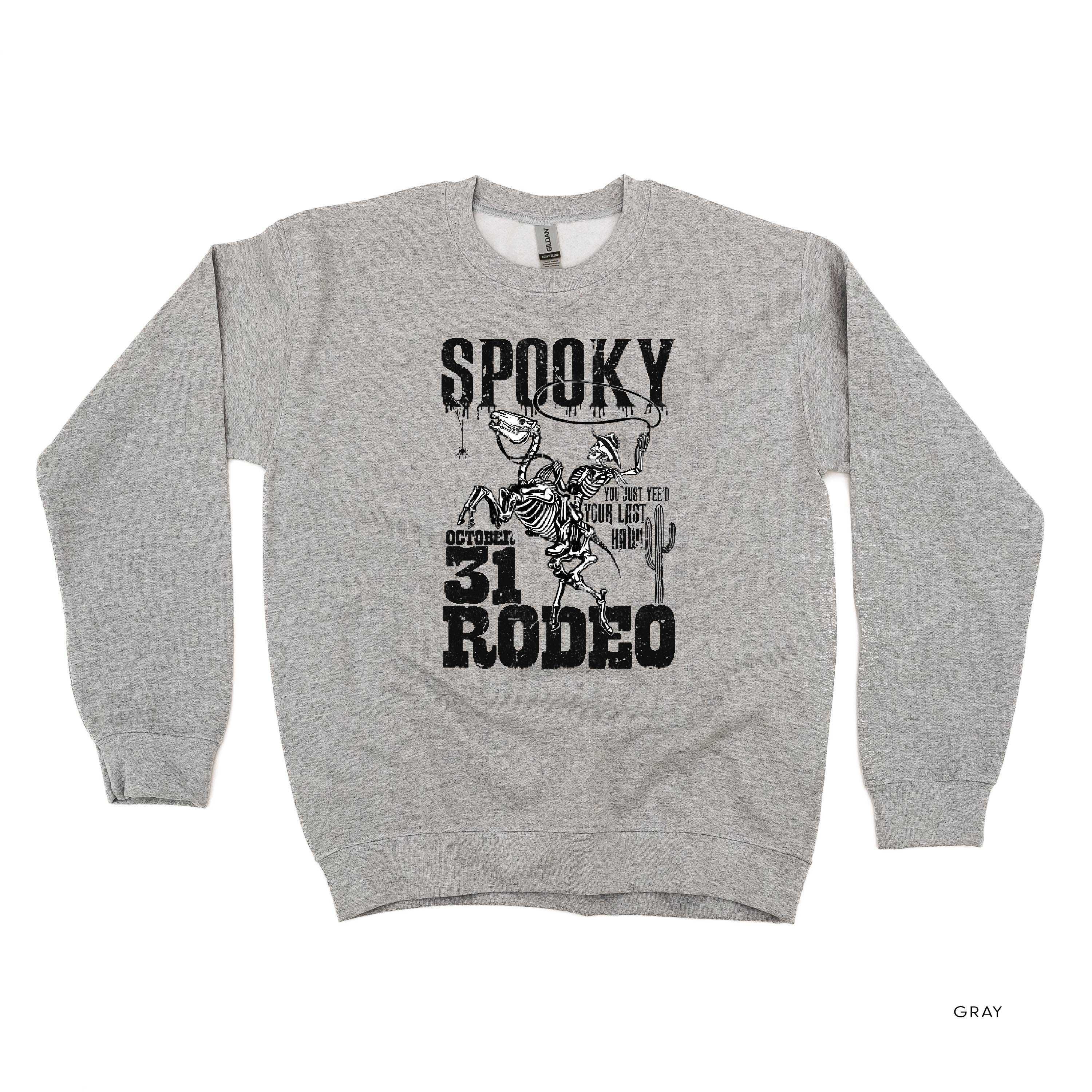 Spooky Rodeo - Basic Fleece Crewneck Little Mama Shirt Shop LLC