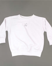 The Official Spooky Society - White Child Sweater Little Mama Shirt Shop