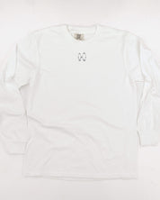 The Official Spooky Society - White Long Sleeve Comfort Colors Tee Little Mama Shirt Shop