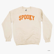 Spooky (Dripping) - Basic Fleece Crewneck Little Mama Shirt Shop LLC