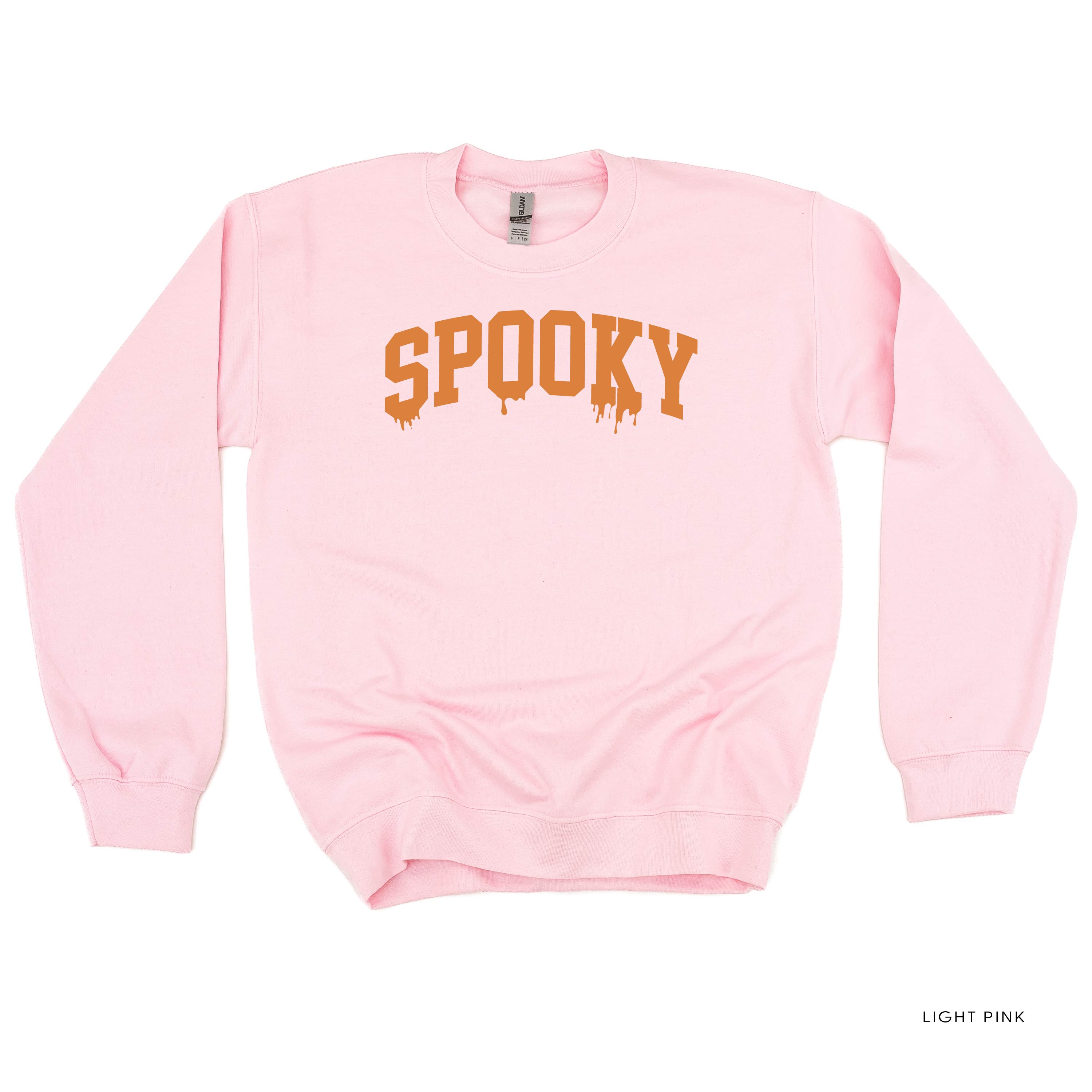 Spooky (Dripping) - Basic Fleece Crewneck Little Mama Shirt Shop LLC