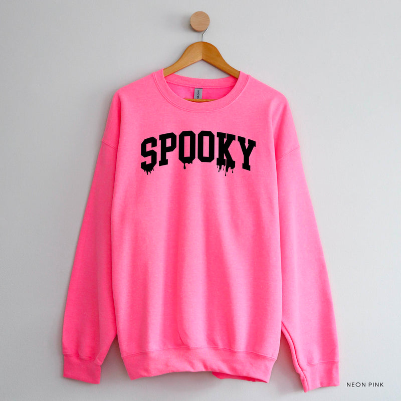 Spooky (Dripping) - Basic Fleece Crewneck