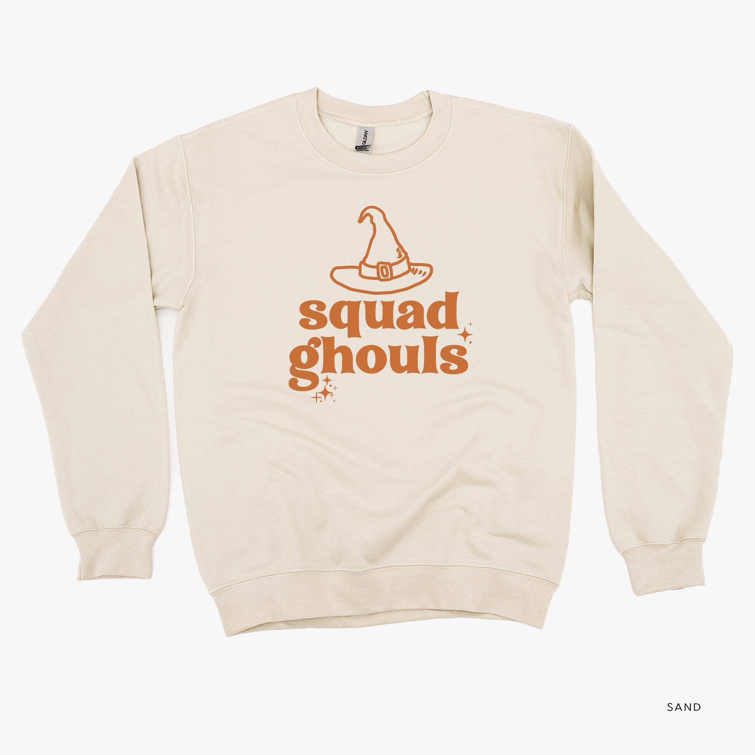 Squad Ghouls - Basic Fleece Crewneck Little Mama Shirt Shop LLC