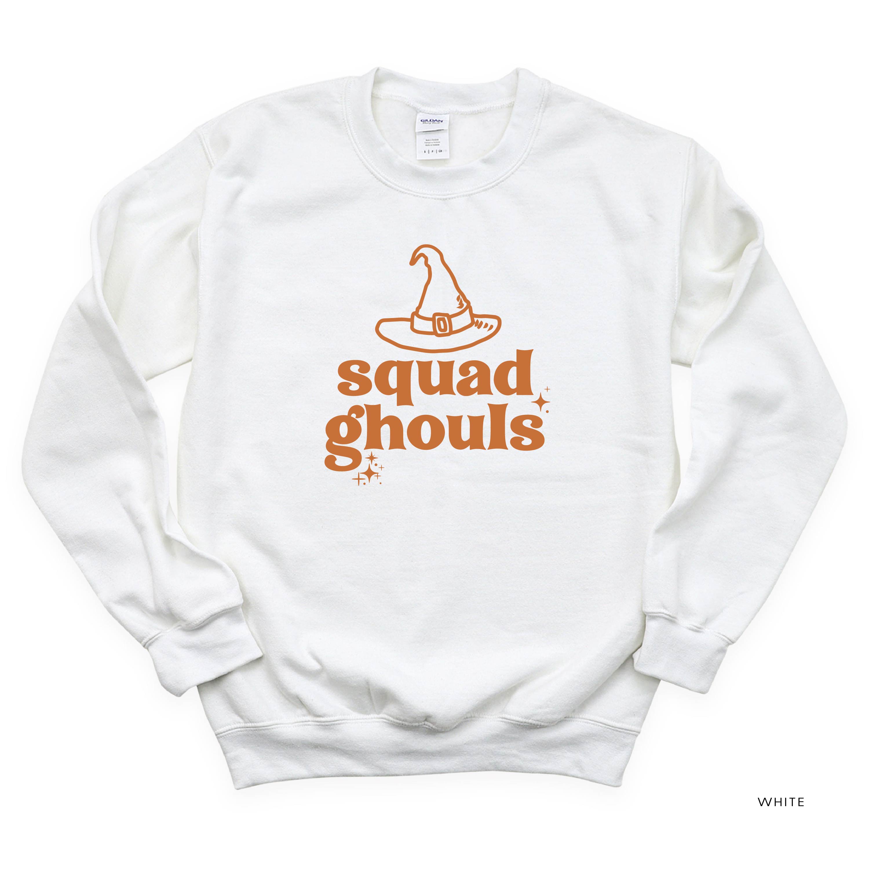 Squad Ghouls - Basic Fleece Crewneck Little Mama Shirt Shop LLC