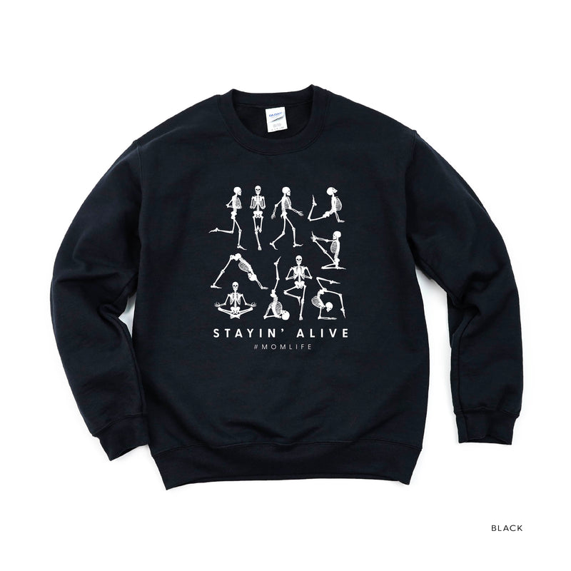 STAYIN' ALIVE - Basic Fleece Crewneck