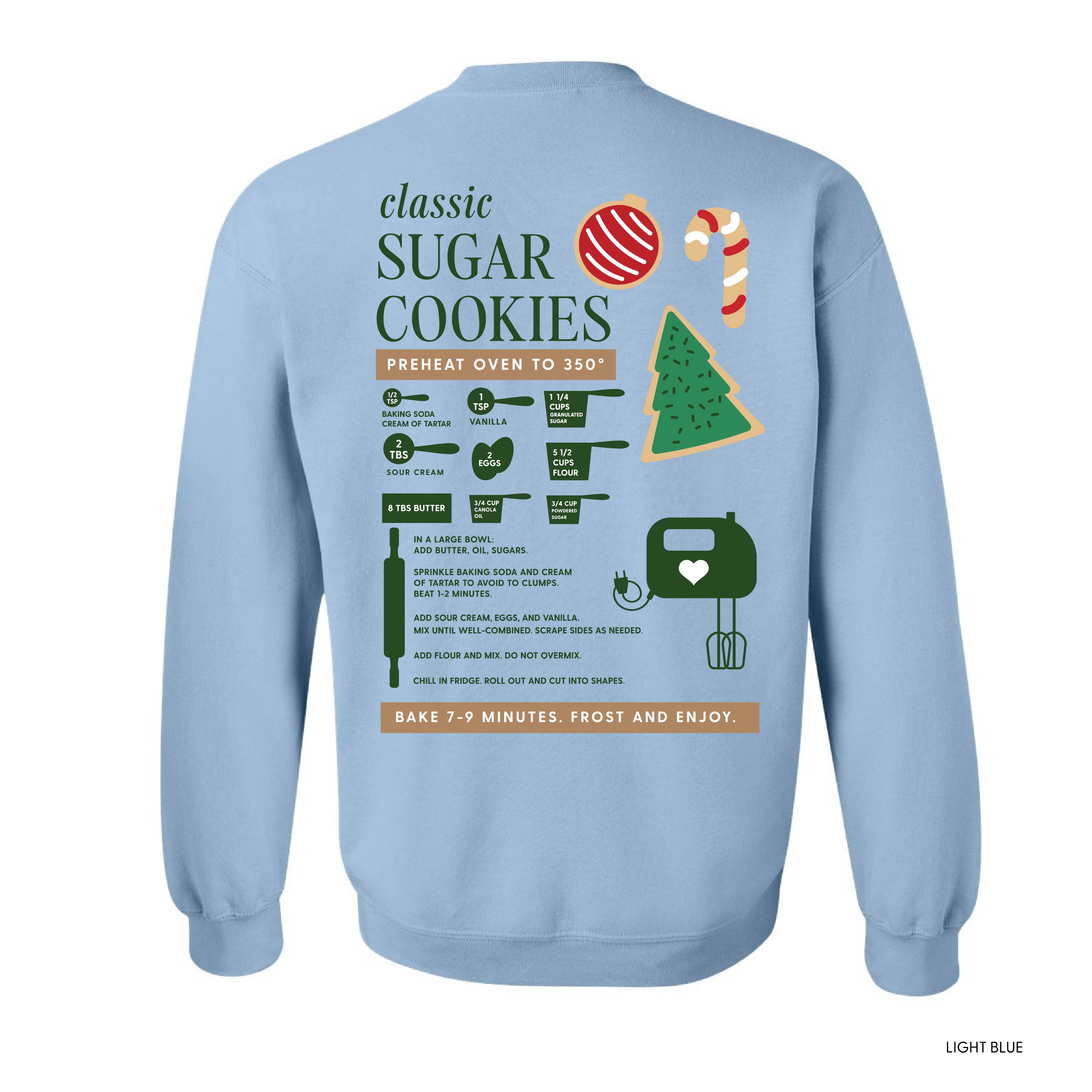 Sugar Cookie Recipe (pf&b) - BASIC Fleece Little Mama Shirt Shop LLC