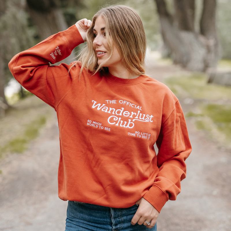 The Official Wanderlust Club - Pigment Crewneck Sweatshirt