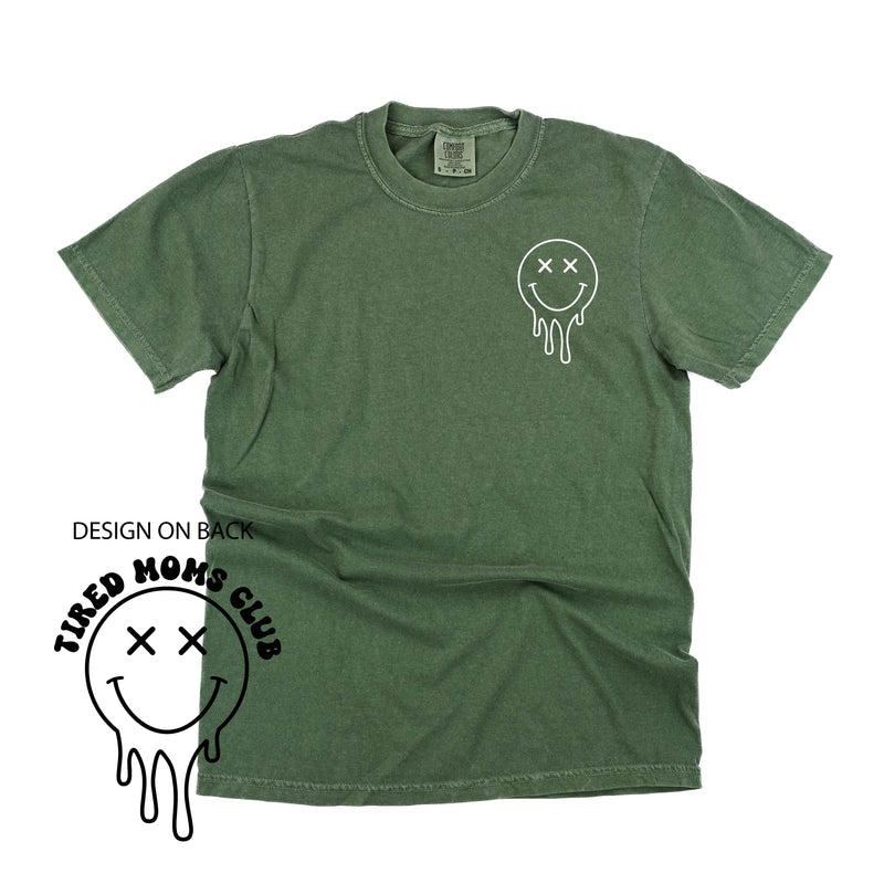 Melting Motherhood - TIRED MOMS CLUB - (w/ Melty X) - SHORT SLEEVE COMFORT COLORS TEE