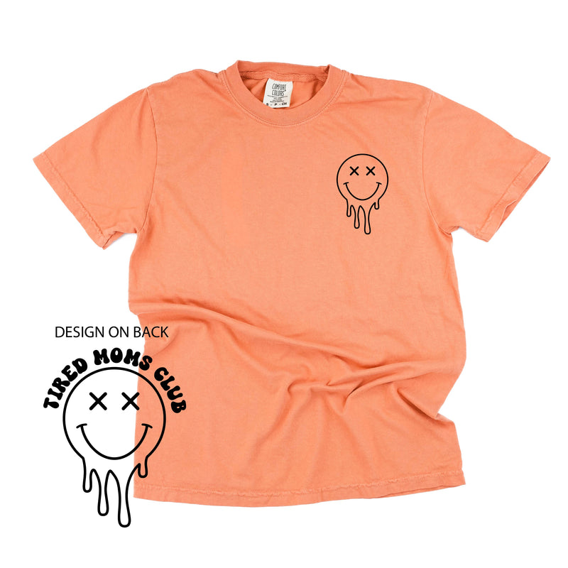 Melting Motherhood - TIRED MOMS CLUB - (w/ Melty X) - SHORT SLEEVE COMFORT COLORS TEE