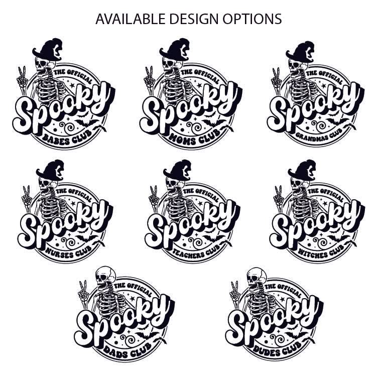 The Official Spooky ______ Club - (Choose Your Club) - Basic Fleece Little Mama Shirt Shop LLC