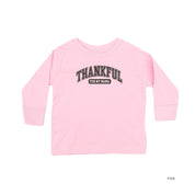Thankful For My Mama - Child LONG SLEEVE Tee Little Mama Shirt Shop