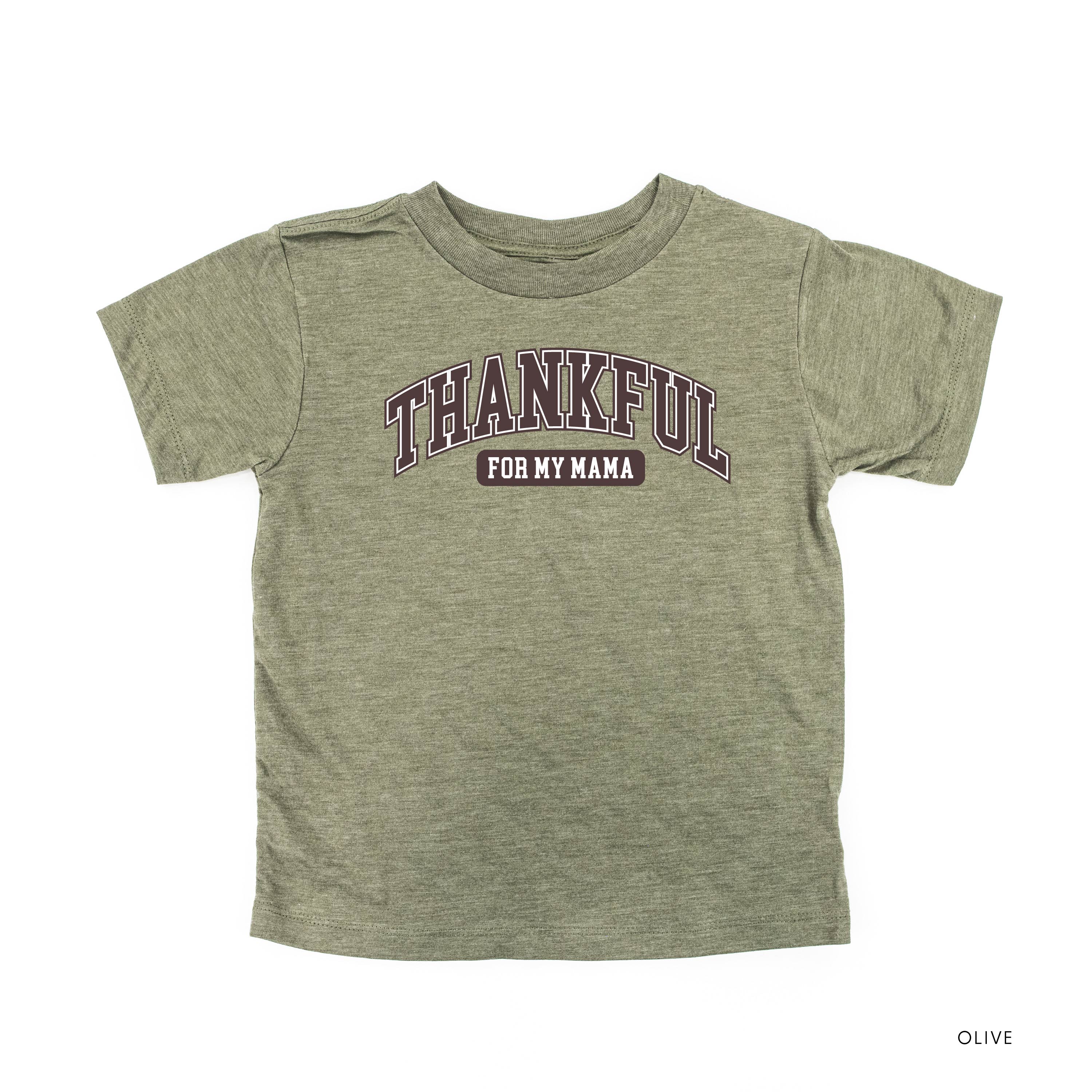 Thankful For My Mama - Child Tee Little Mama Shirt Shop