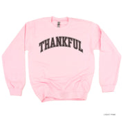 Thankful (Arched) - BASIC Fleece Little Mama Shirt Shop LLC