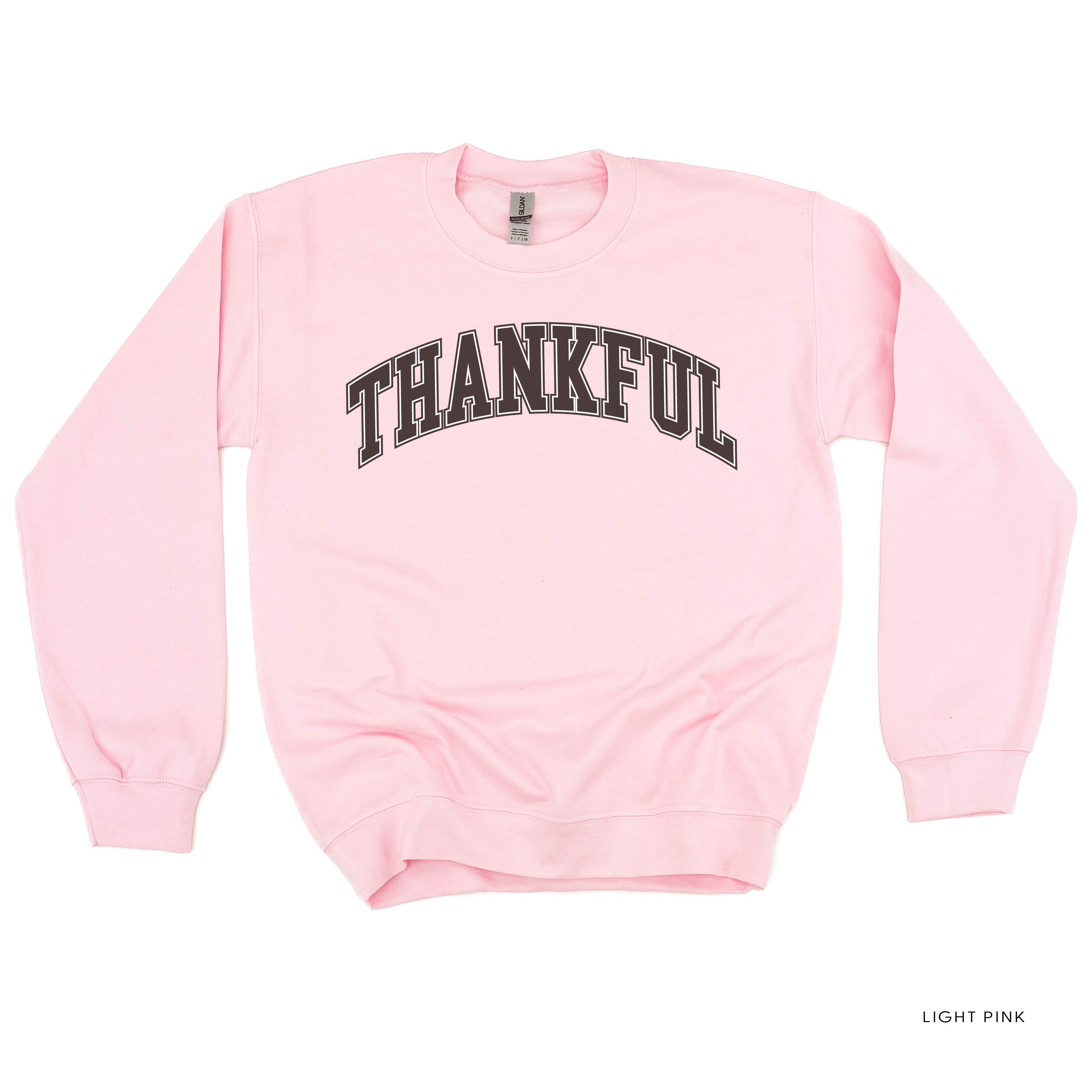 Thankful (Arched) - BASIC Fleece Little Mama Shirt Shop LLC