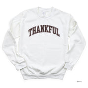 Thankful (Arched) - BASIC Fleece Little Mama Shirt Shop LLC