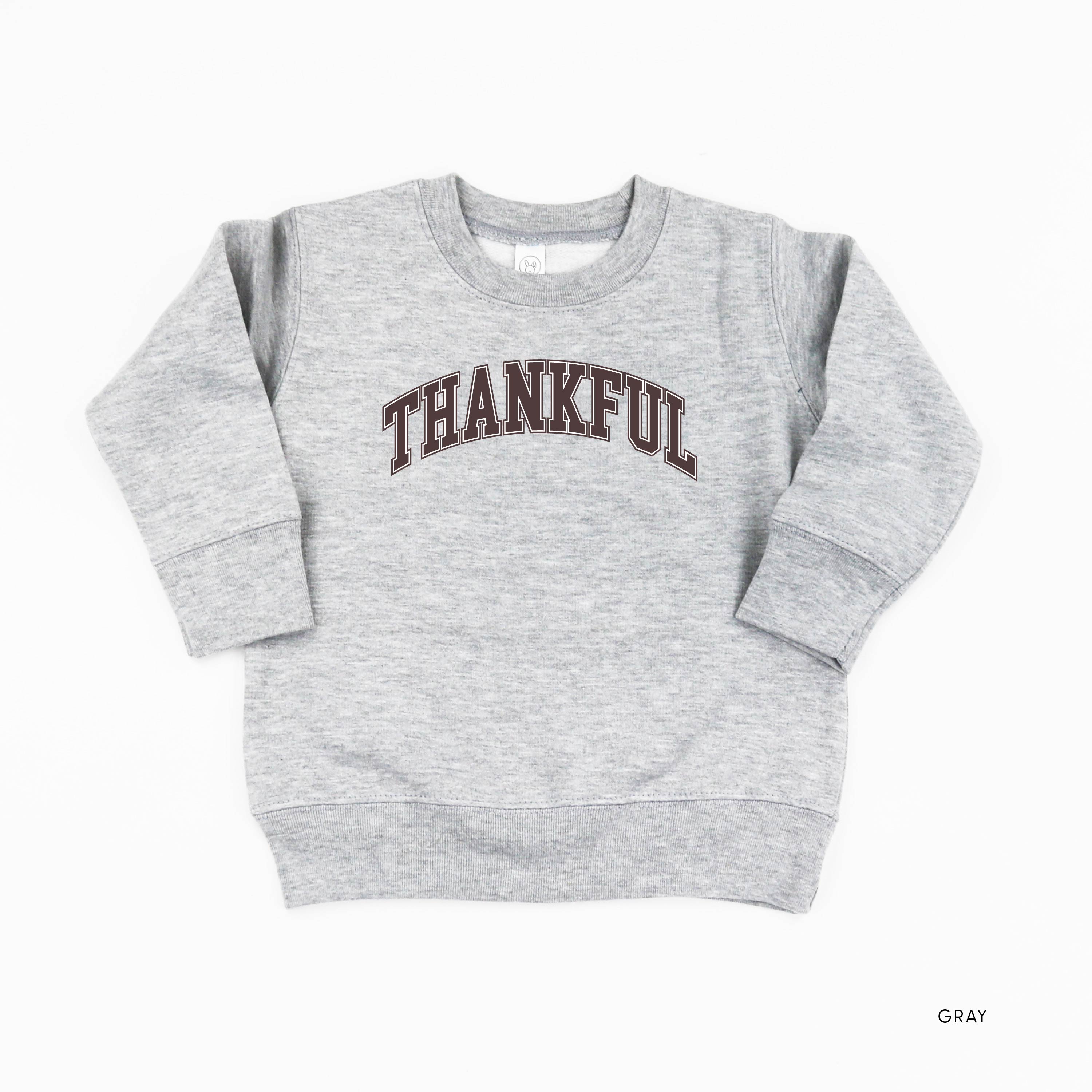 Thankful (Arched) - Child Sweater Little Mama Shirt Shop