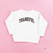 Thankful (Arched) - Child Sweater Little Mama Shirt Shop