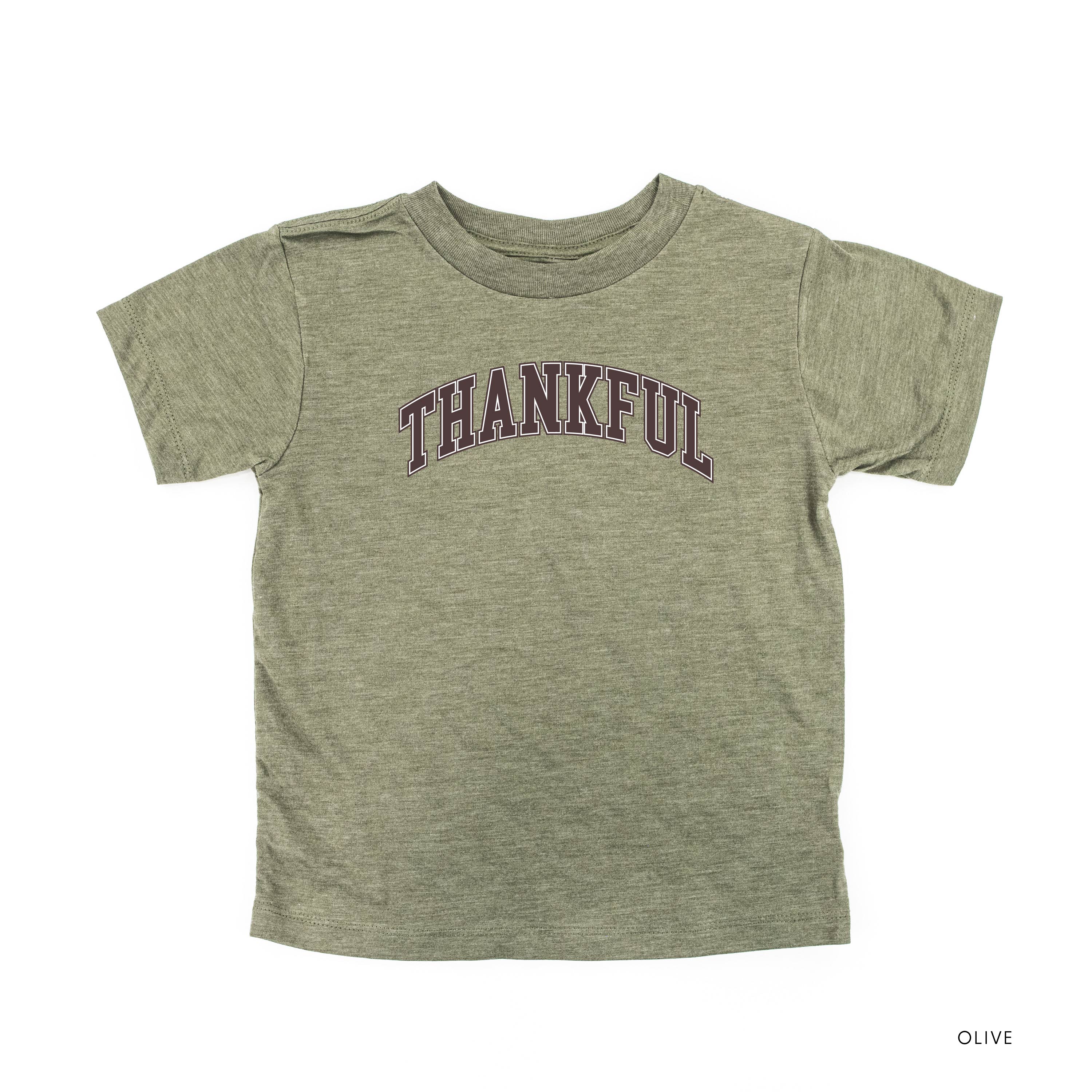 Thankful (Arched) - Child Tee Little Mama Shirt Shop