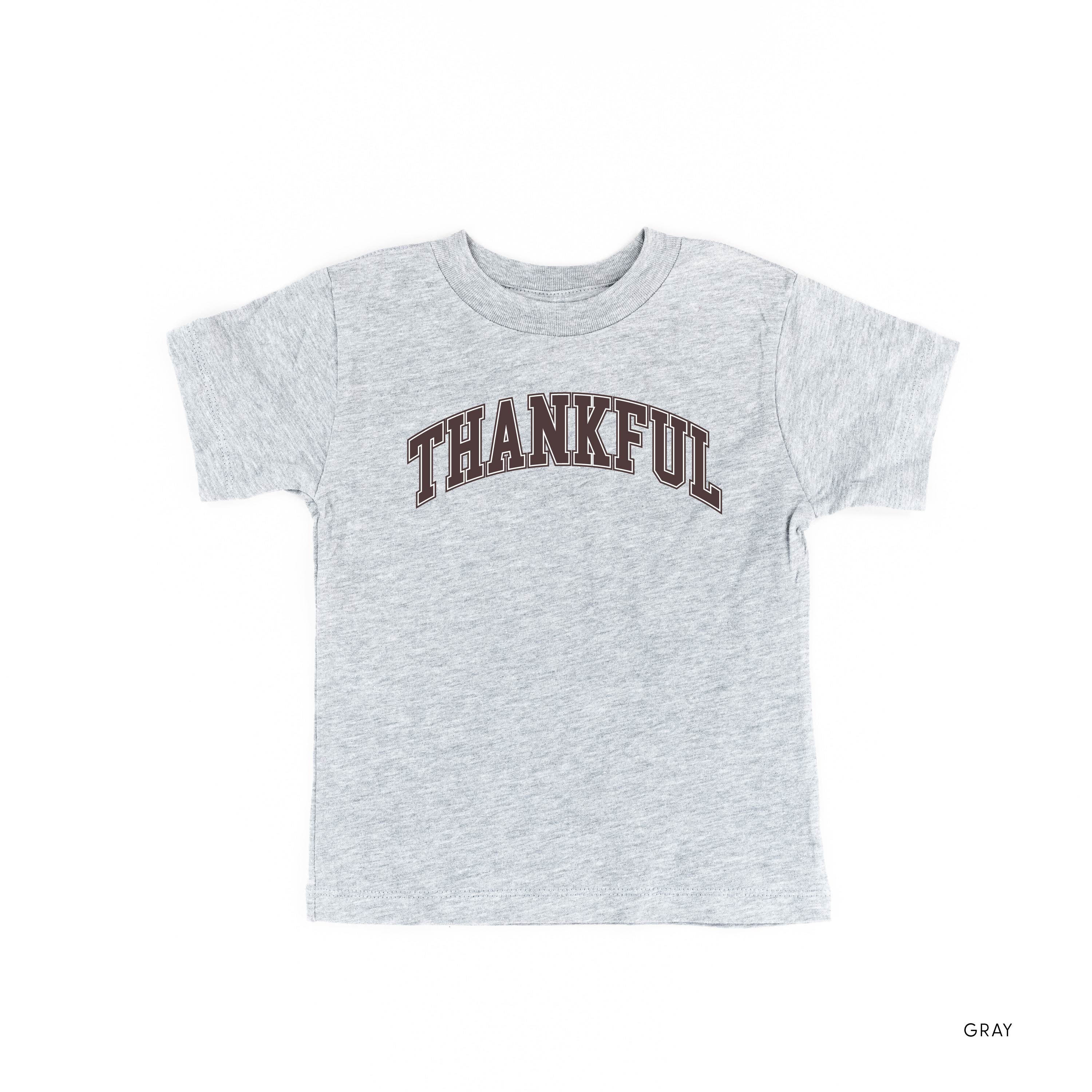 Thankful (Arched) - Child Tee Little Mama Shirt Shop