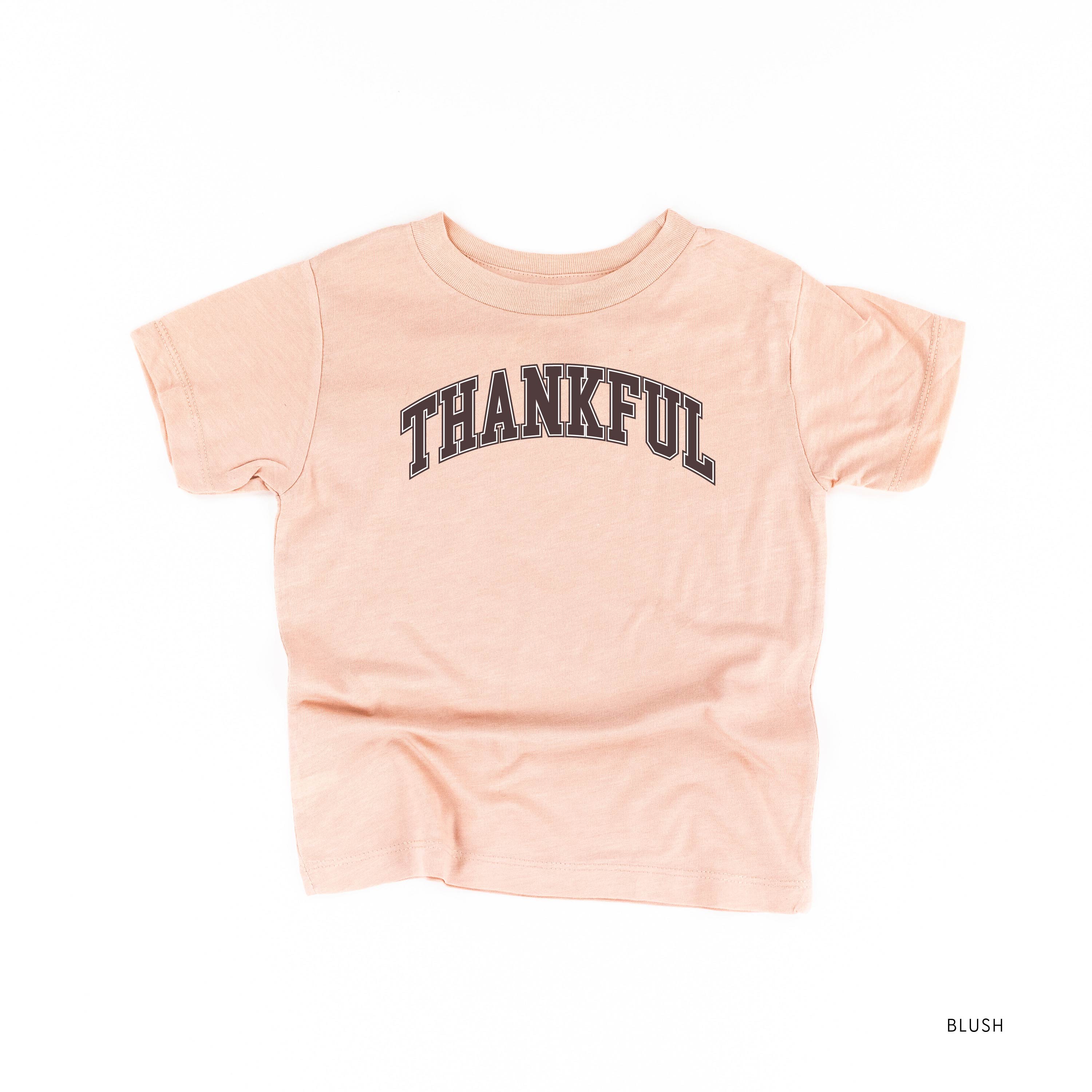 Thankful (Arched) - Child Tee Little Mama Shirt Shop