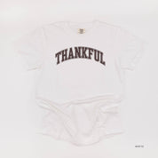 Thankful (Arched) - Comfort Colors Tee Little Mama Shirt Shop