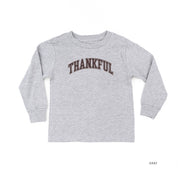 Thankful (Arched) - Child LONG SLEEVE Tee Little Mama Shirt Shop