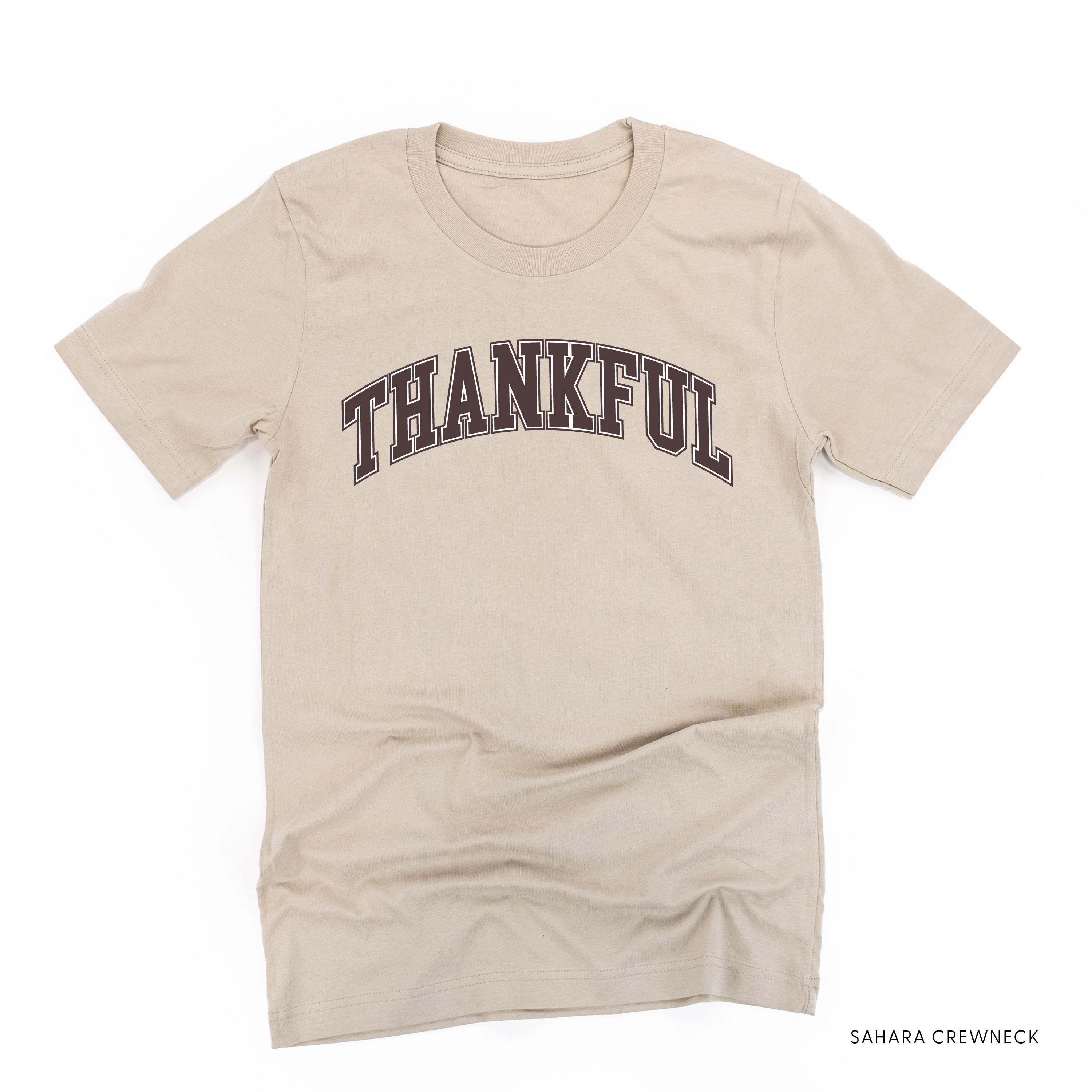 Thankful (Arched) - Unisex Tee Little Mama Shirt Shop