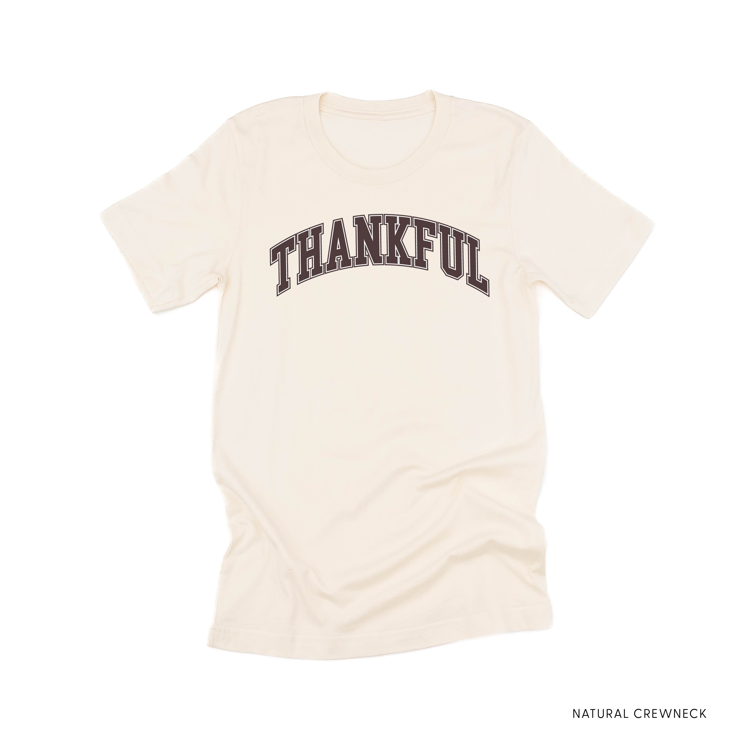 Thankful (Arched) - Unisex Tee Little Mama Shirt Shop