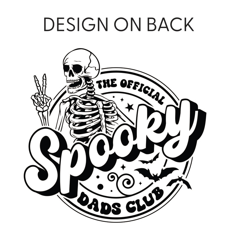 The Official Spooky Dads Club - Pocket Design on Front w/ Full Design on Back - Basic Fleece Crewneck