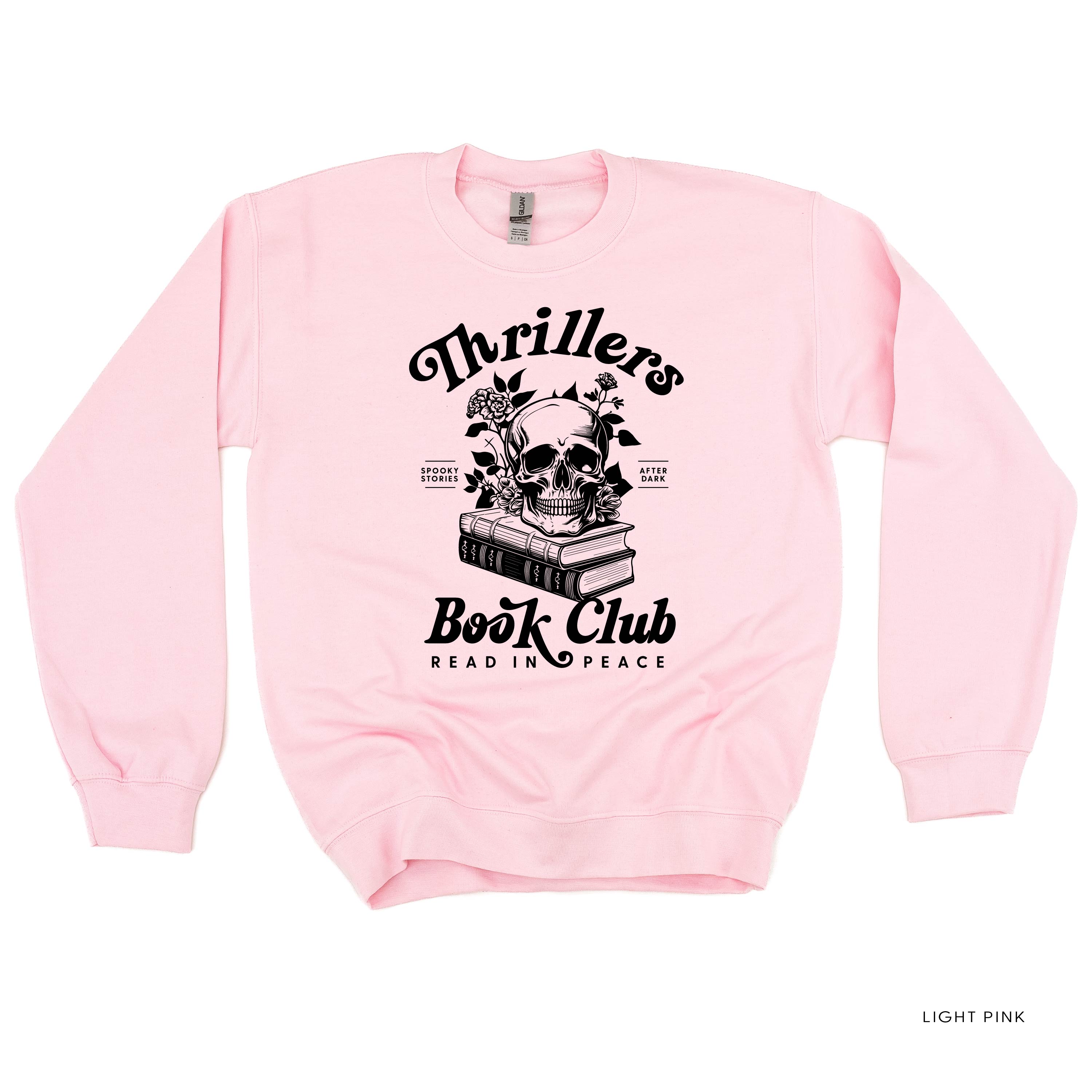 Thrillers Book Club - Basic Fleece Crewneck Little Mama Shirt Shop LLC