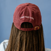 '47 Hat - Tiny Flag (centered) - Land That I Love (back) Little Mama Shirt Shop