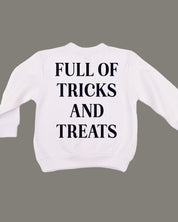 Full of Tricks and Treats (pf&b) - Child Sweater Little Mama Shirt Shop